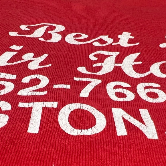 Vintage Single Stitch Easton Pennsylvania Red Short Sleeve Tshirt - Picture 4 of 6